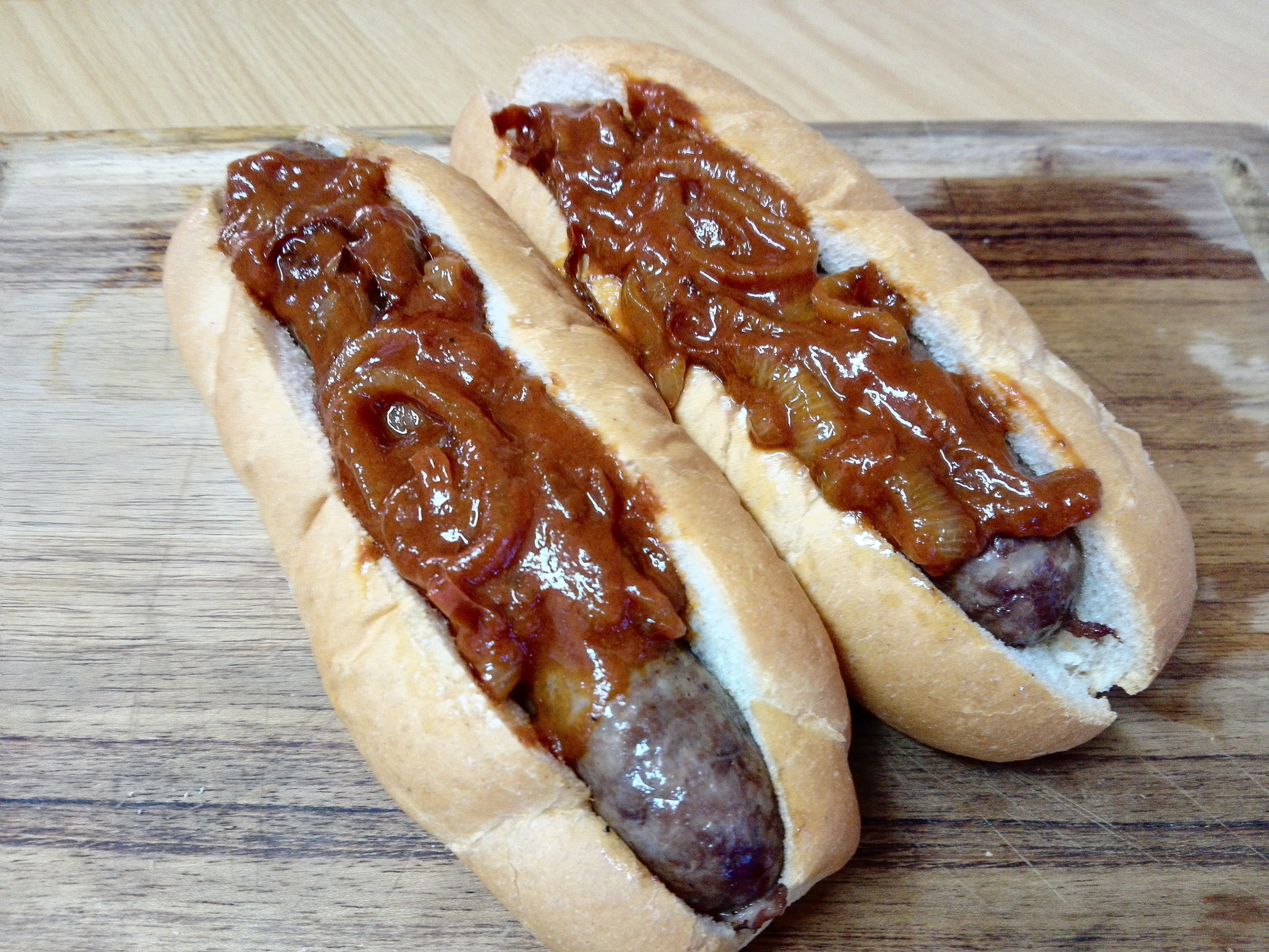 Authentic Boerewors Roll hot dog