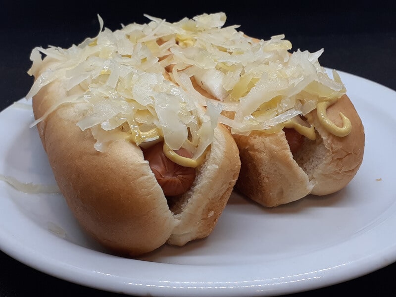 Authentic Canadian Steamie hot dog