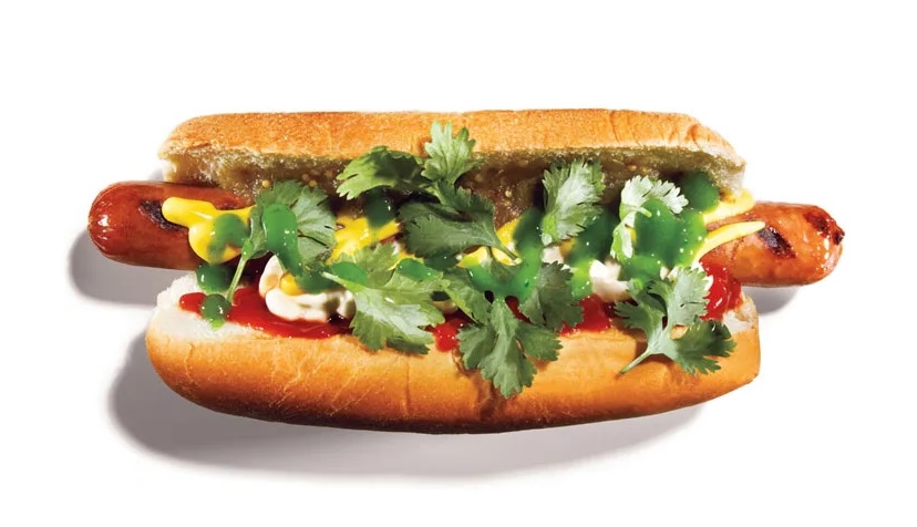 Authentic Ecuadorian Street Dog hot dog