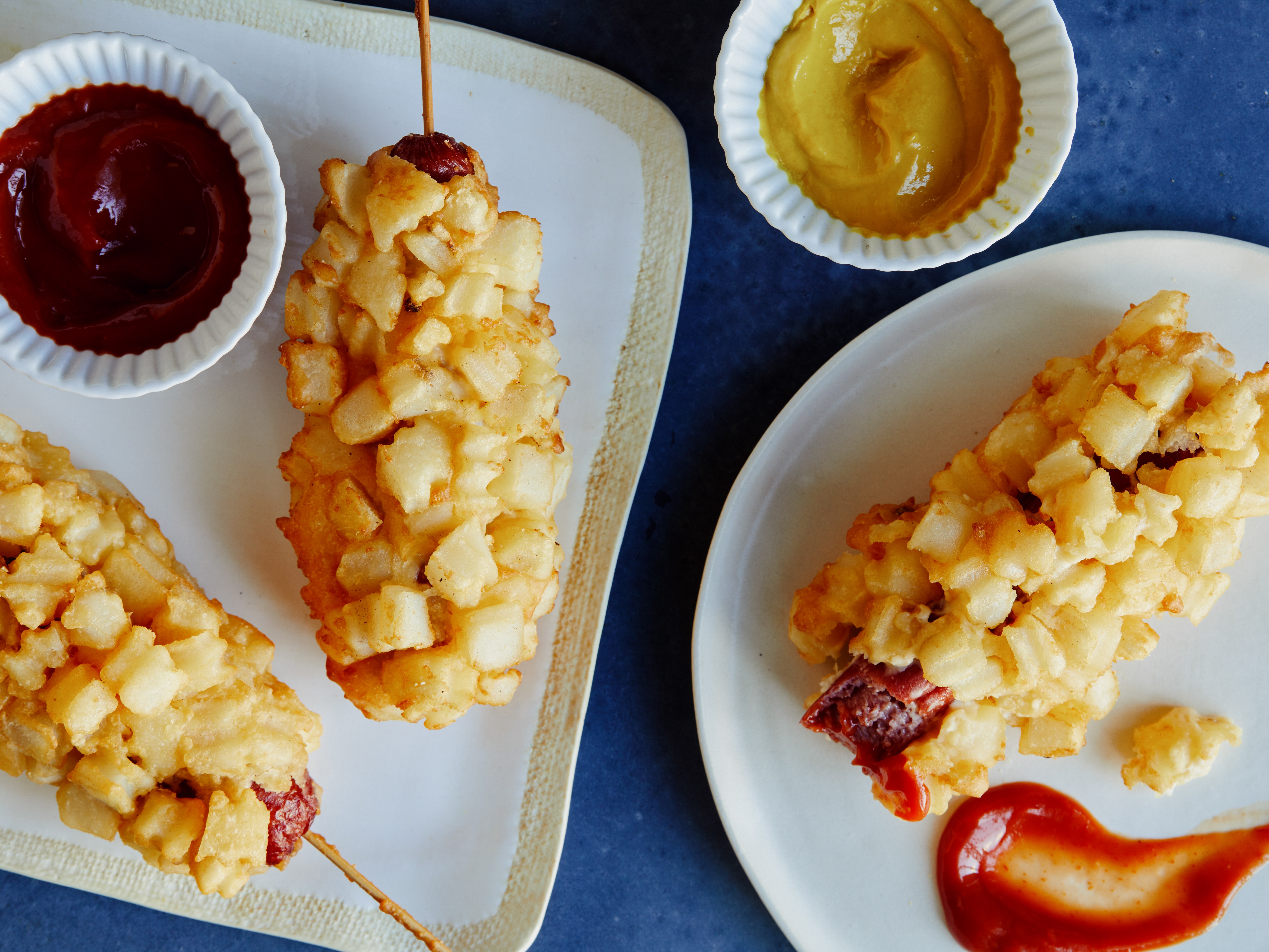 Authentic Gamja Corn Dog hot dog