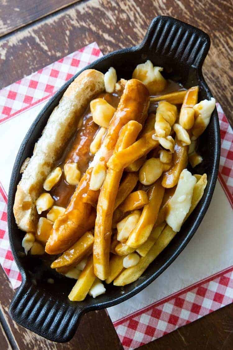 Authentic Hot Dog Poutine hot dog