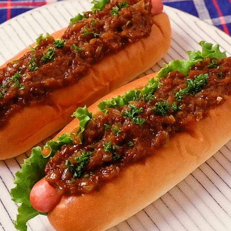 Authentic Japanese Curry Dog hot dog