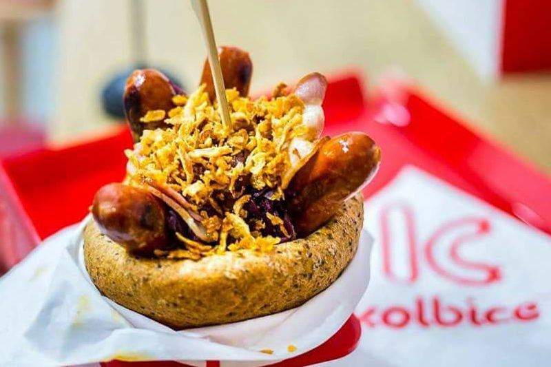 Authentic Kolbice hot dog
