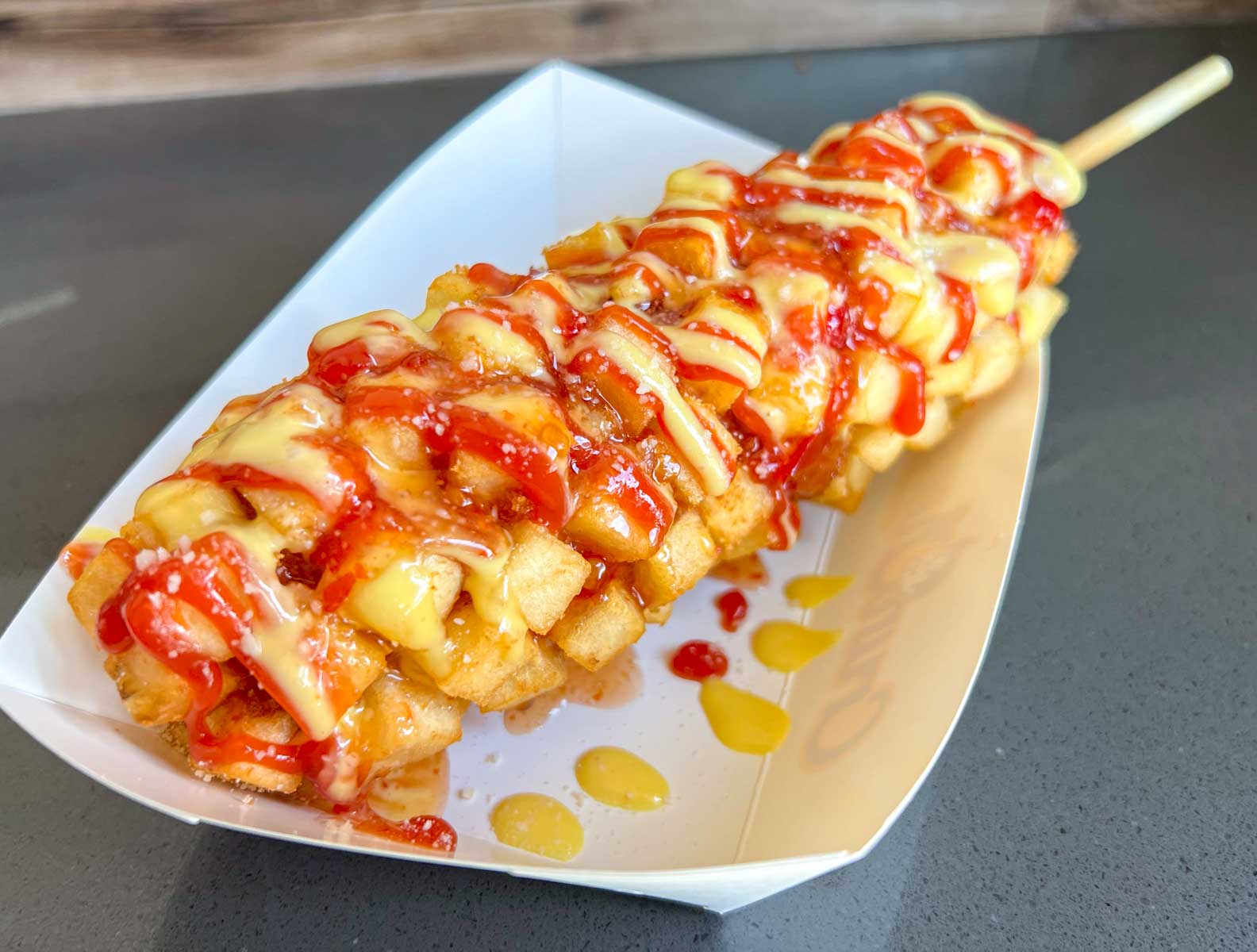 Authentic Korean Corn "Cron" Dog hot dog