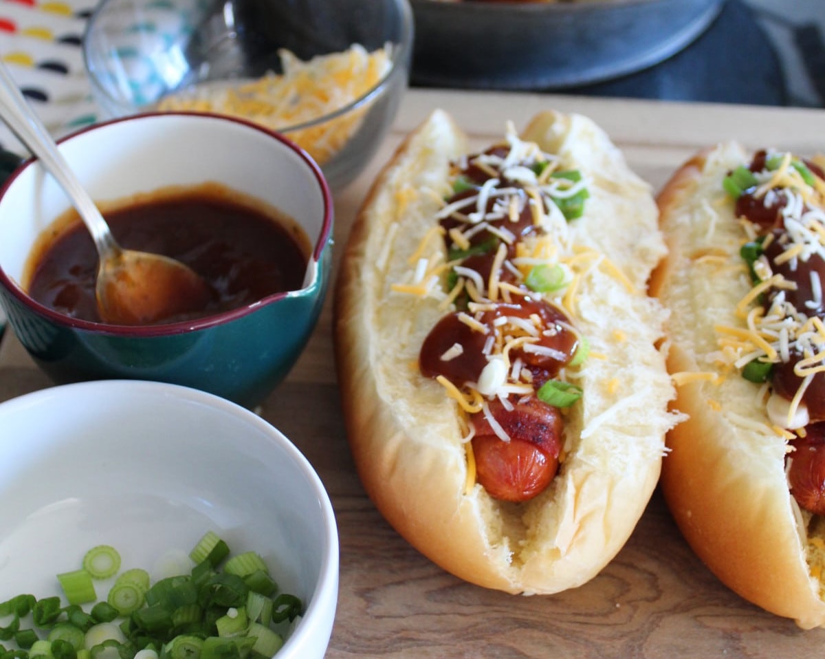 Authentic Memphis Dog hot dog