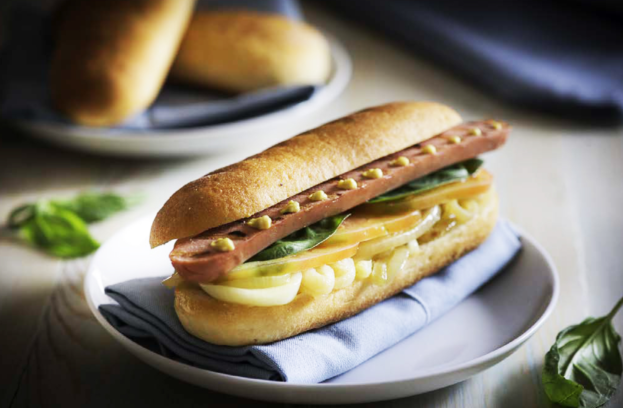 Authentic Panino con Würstel hot dog