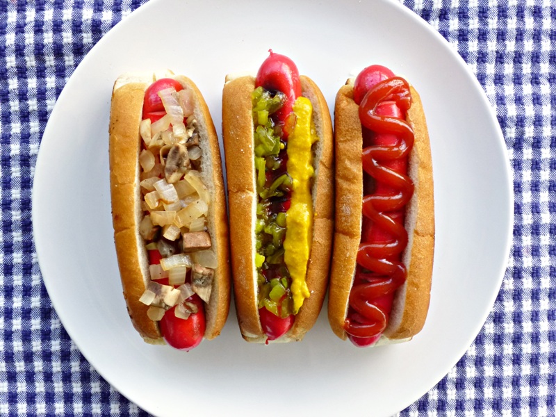 Authentic Red Snapper hot dog