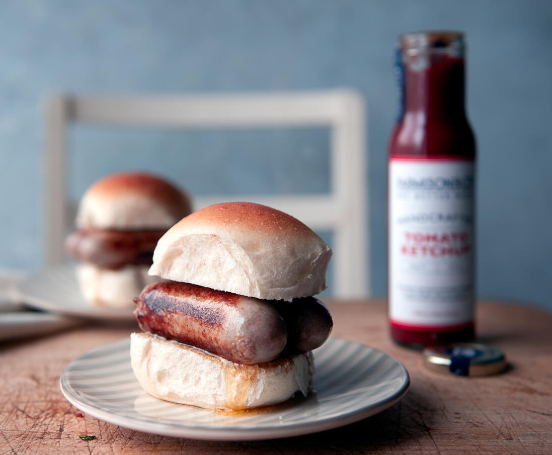 Authentic Sausage Butty hot dog