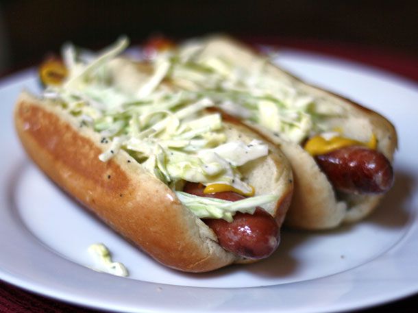 Authentic Slaw Dog hot dog