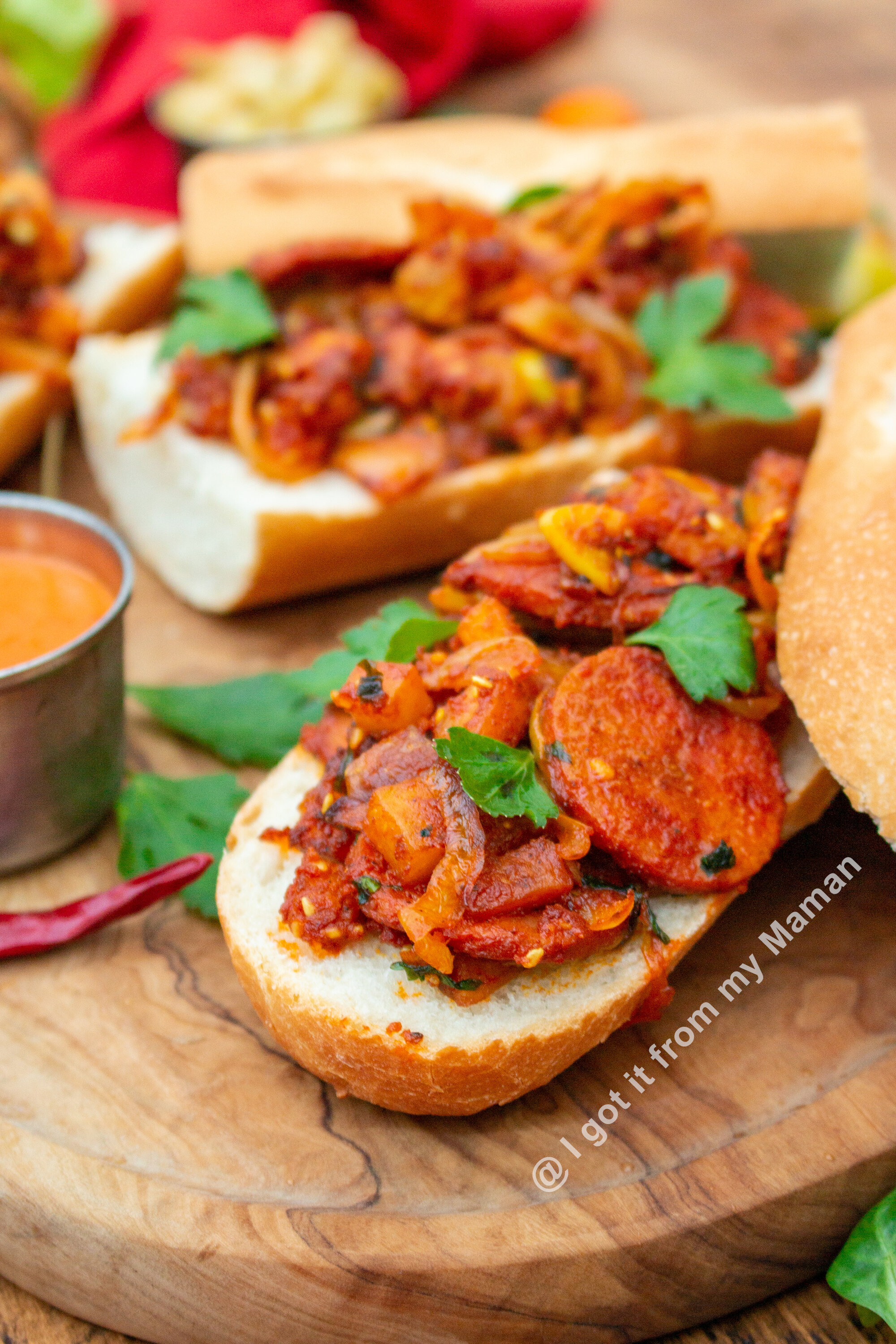 Authentic Sosis Bandari hot dog