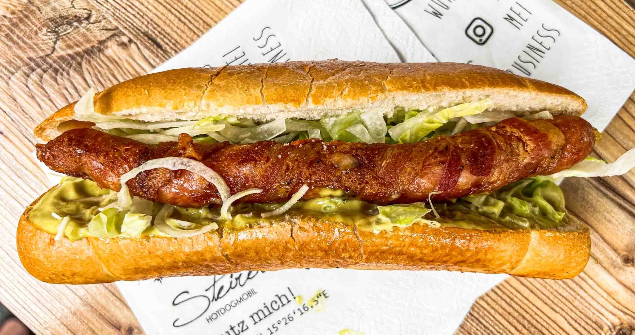 Authentic Steirer Hot Dog hot dog