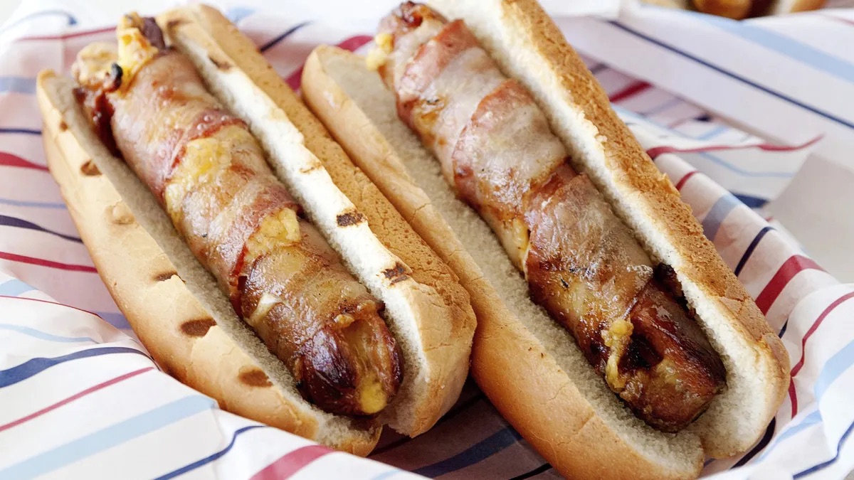 Authentic Texas Tommy hot dog